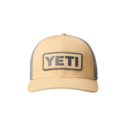 Yeti Logo Badge Trucker Salmon Cap