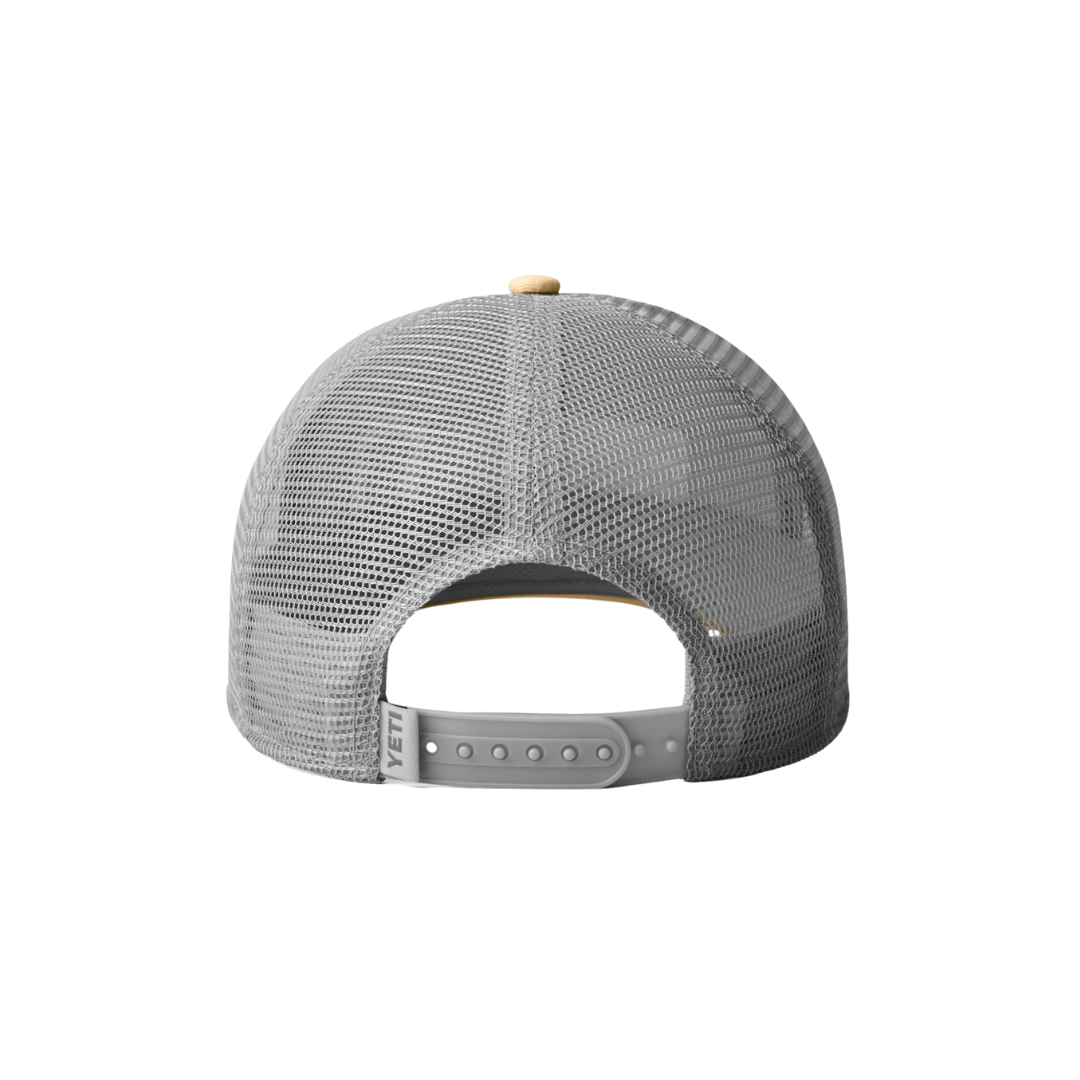 Yeti Logo Badge Trucker Salmon Cap