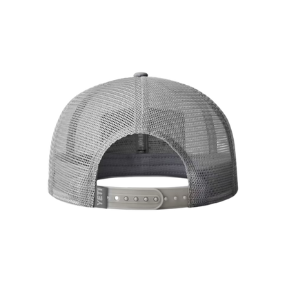 Yeti Austin Texas Mid Pro Flat Brim Mesh Grey Cap