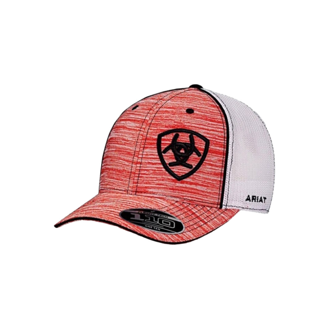 Ariat Men's Heather Flexfit Red Cap