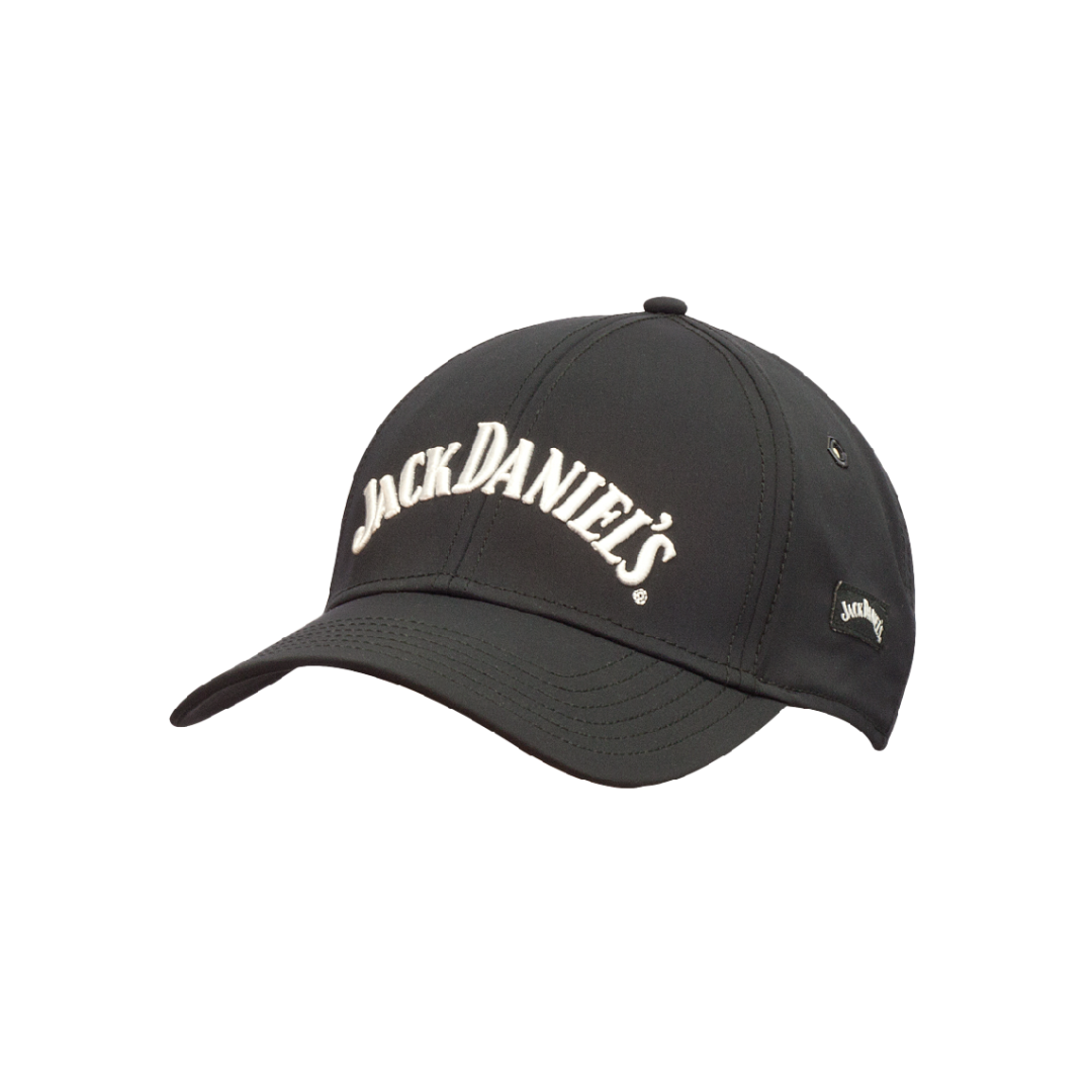 Jack Daniels Men's Mesh Embroidered Signature Black Cap