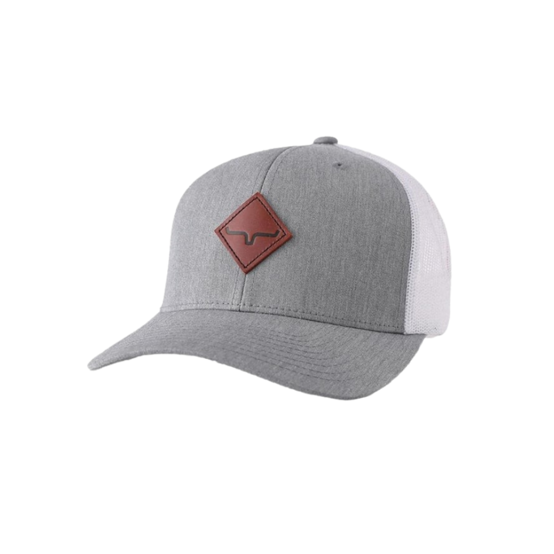 Kimes Ranch Men's Mesh Diamond Logo Grey Cap