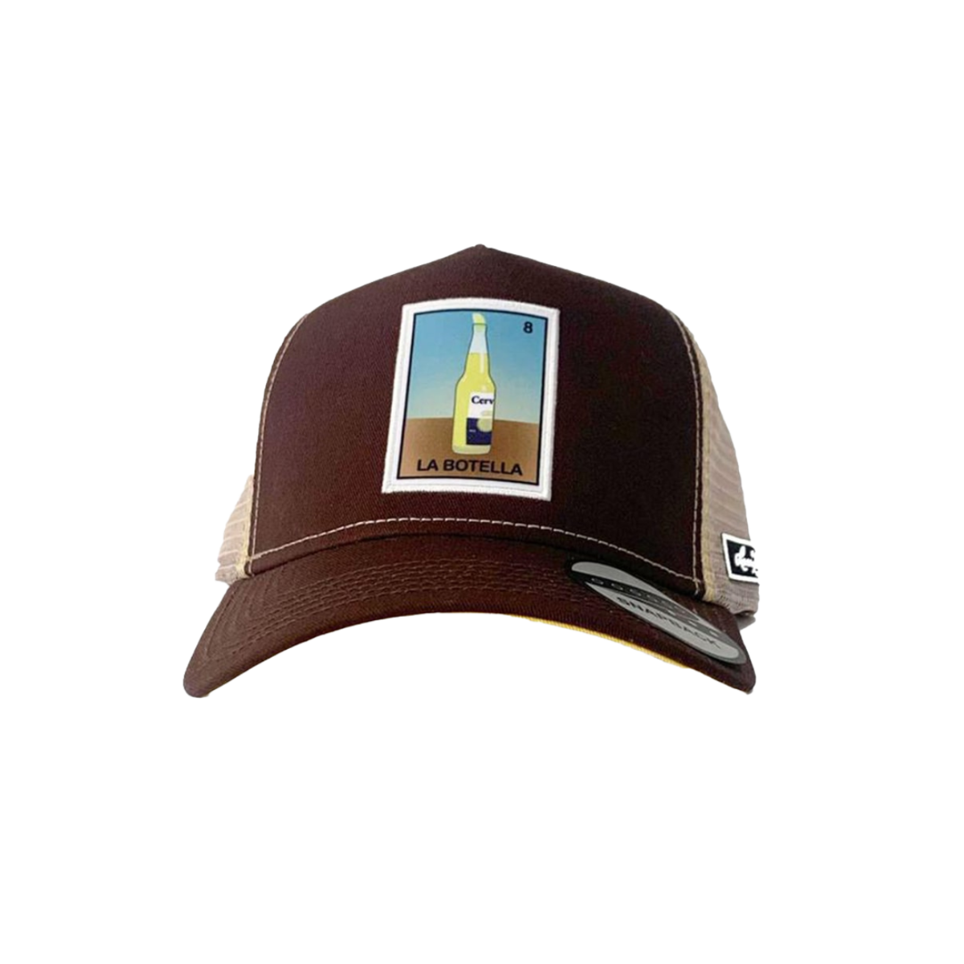 Milano Men's La Botella Mesh Brown Cap