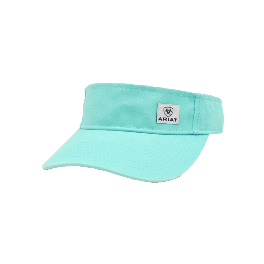Ariat Women's Velcro Logo Patch Turquoise Visor