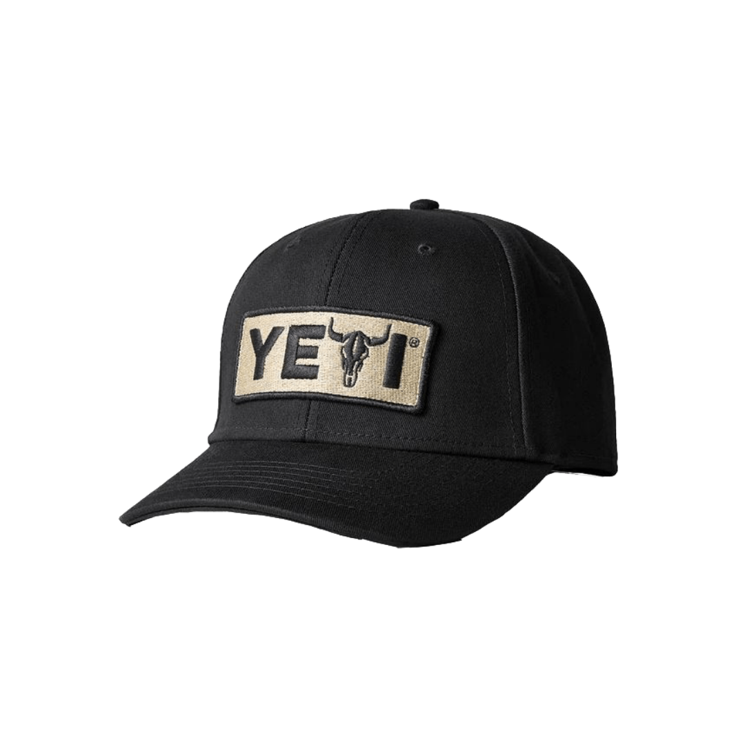Yeti Men's Cotton Black Cap