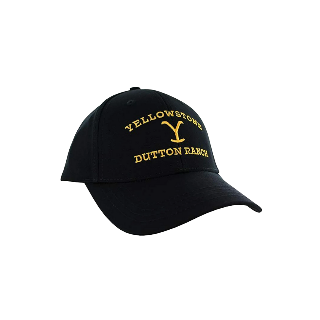 Changes Unisex Yellowstone Dutton Ranch Black Cap