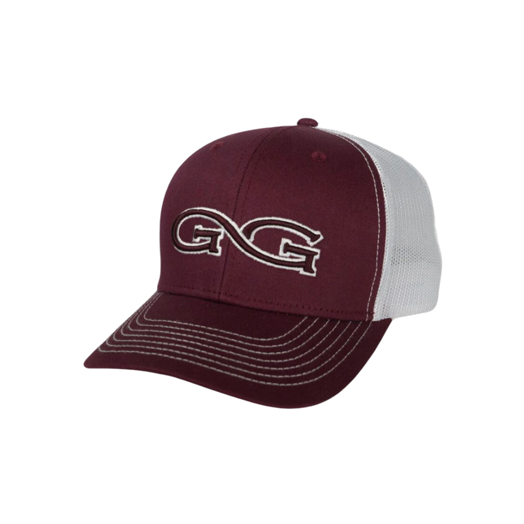 Gameguard Men's Mesh Logo Embroidered Maroon Cap