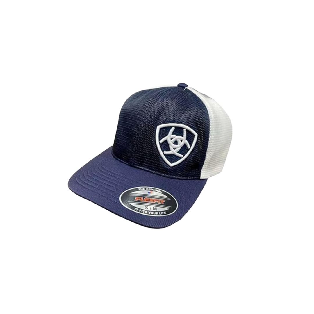 Ariat Men's Fit 360 Shield Logo Blue Cap