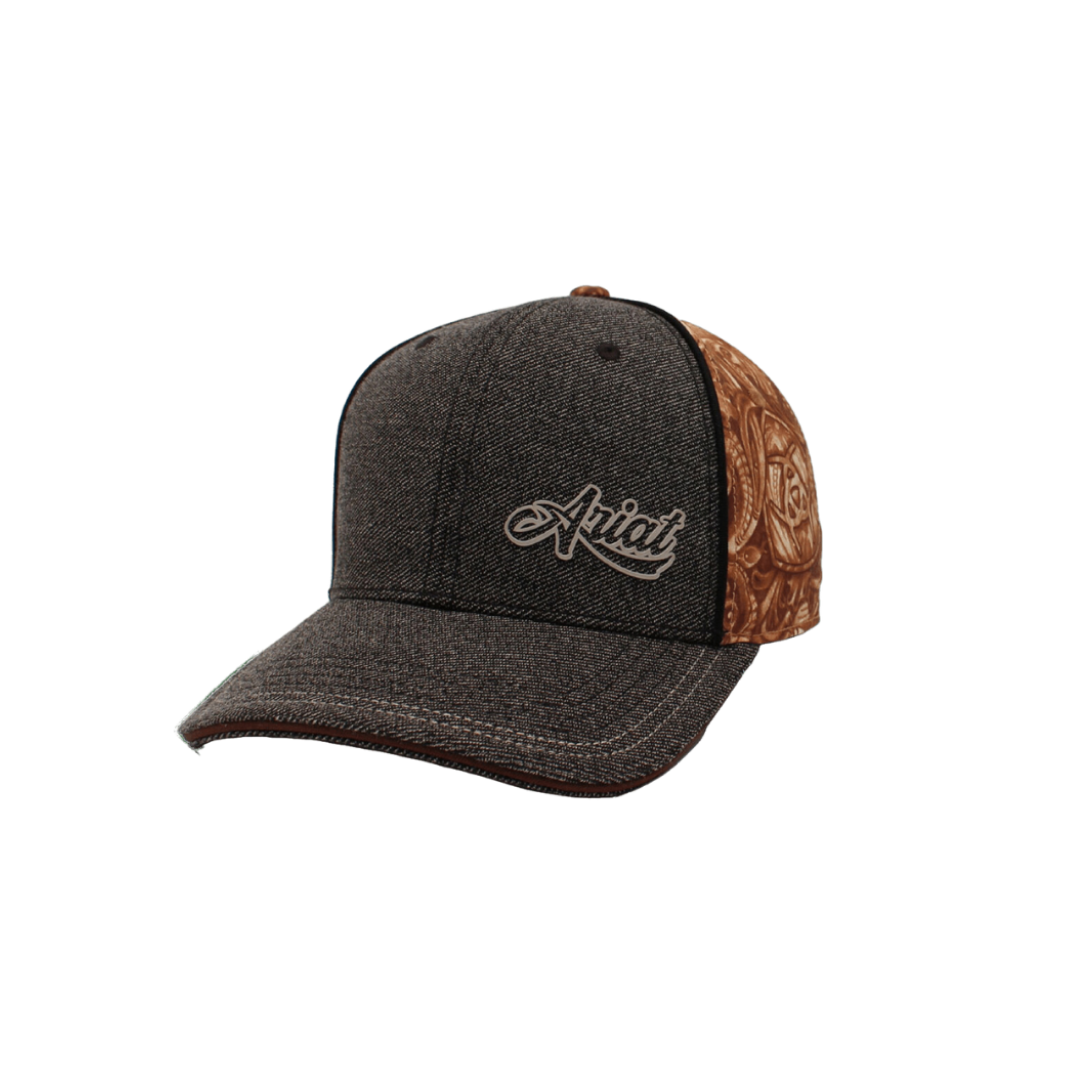 Ariat Men's Pattern Signature Brown Cap