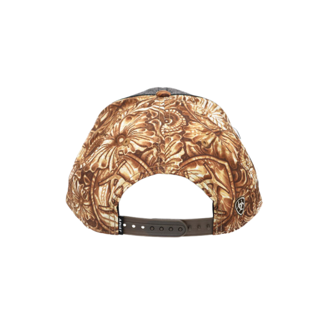 Ariat Men's Pattern Signature Brown Cap