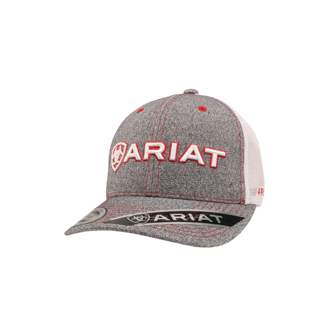 Ariat Men's Logo Mesh Grey Cap