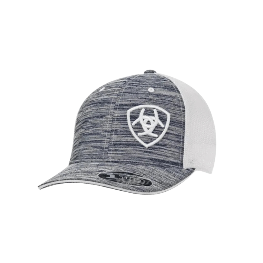 Ariat Men's 110 Flex Fit Trucker Mesh Grey Cap