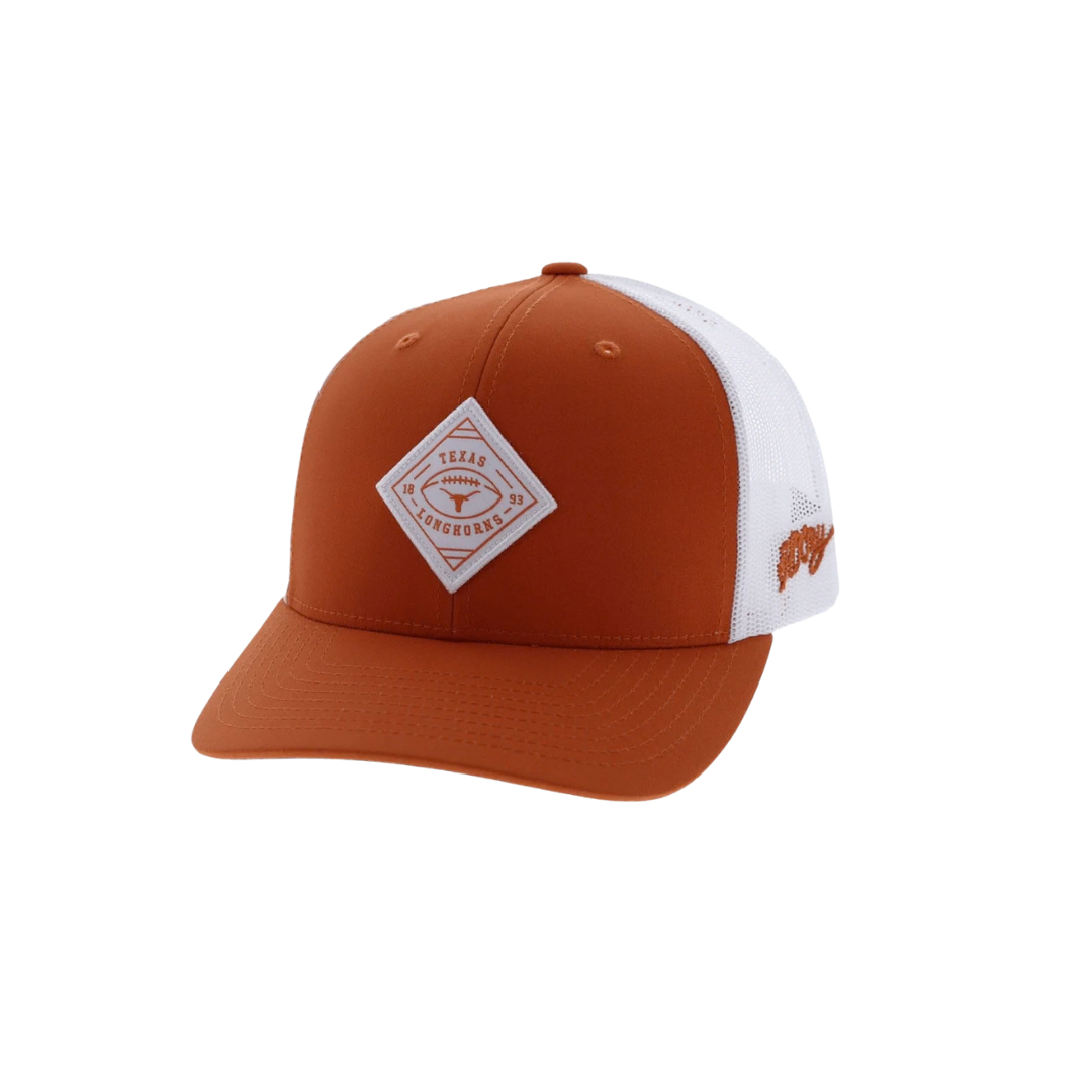 Hooey Men's Longhorn Orange Cap
