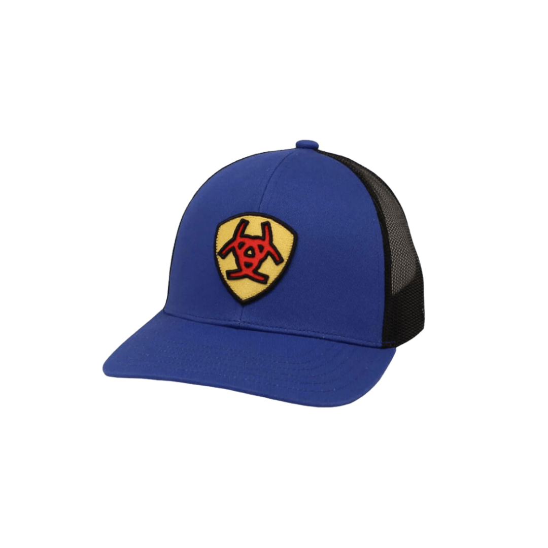 Ariat Men's Mesh Embroidered Logo Blue Cap