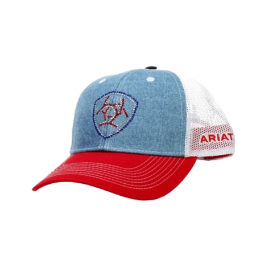 Ariat Women's Crystal Baseball Multicolor Cap