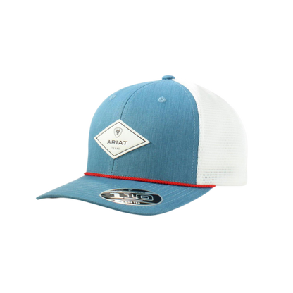 Ariat Unisex Shield Logo Mesh Back Snapback Blue Cap