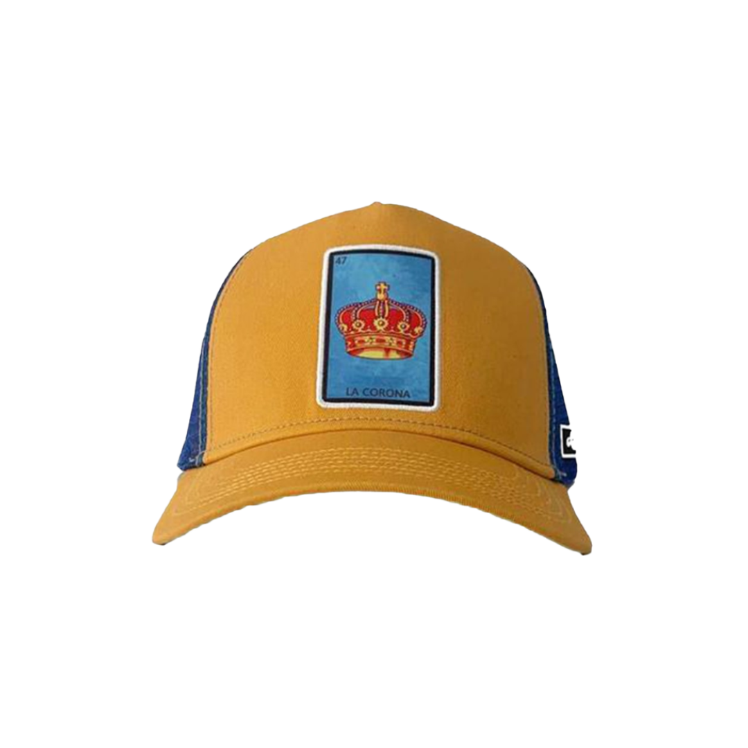 Milano Hats Men's La Corona Mesh Yellow Cap