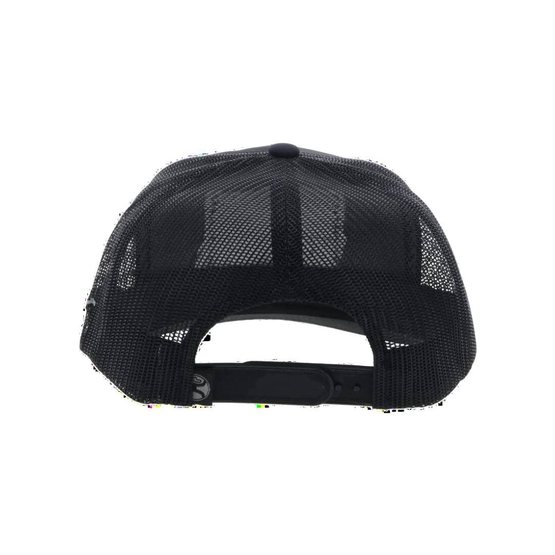 Hooey Kid's Liberty Roper 6 Panel Trucker Black Cap