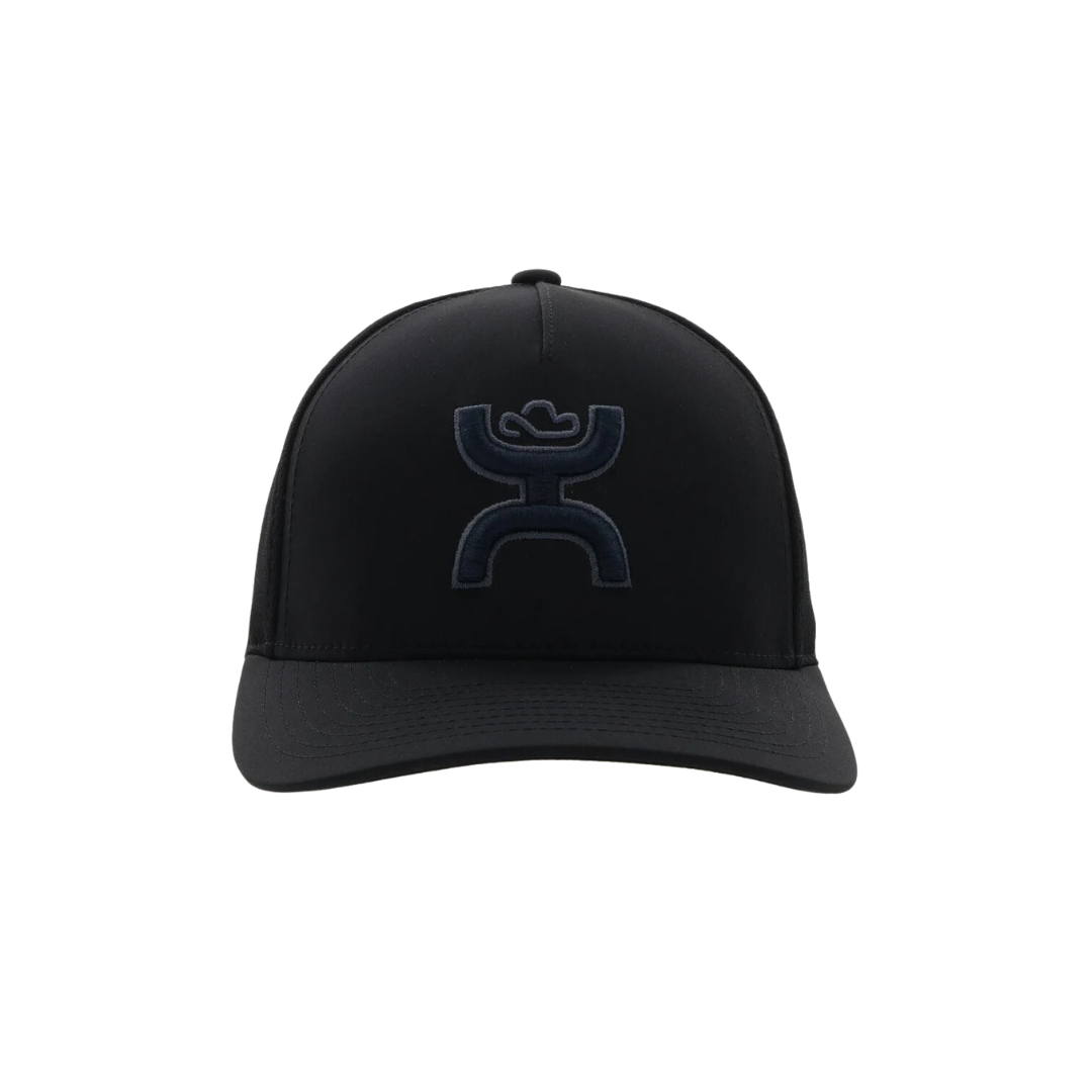 Hooey Men's Coach Flexfit Black Blue Cap