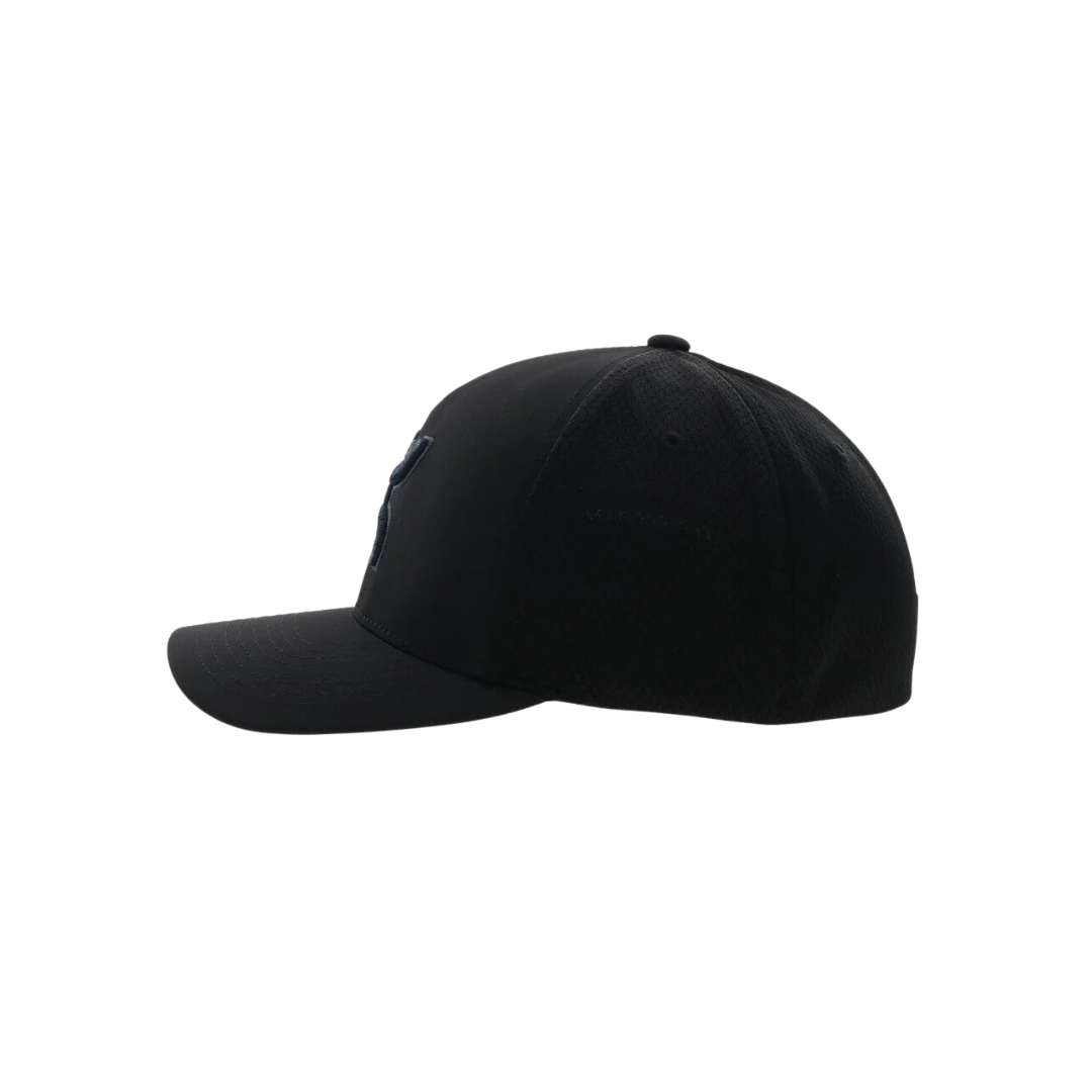 Hooey Men's Coach Flexfit Black Blue Cap