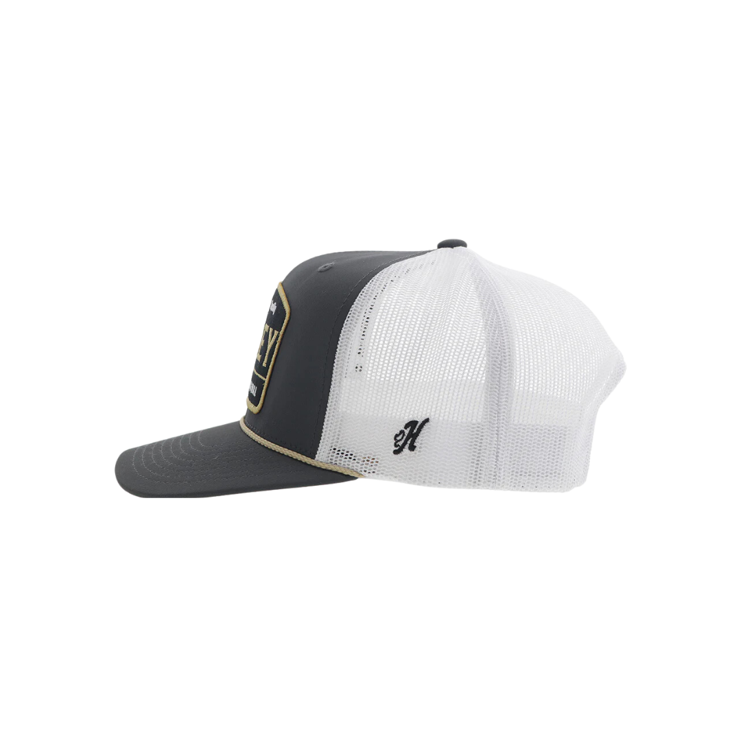 Hooey Men's Trip Gold Charcoal White Black Cap
