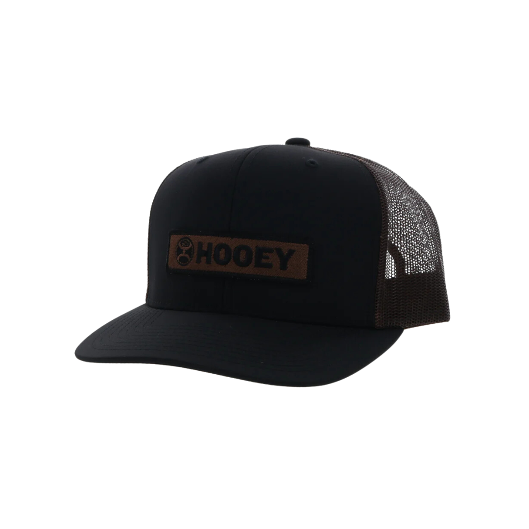 Hooey Men's Lock Up Snapback Black Brown Cap