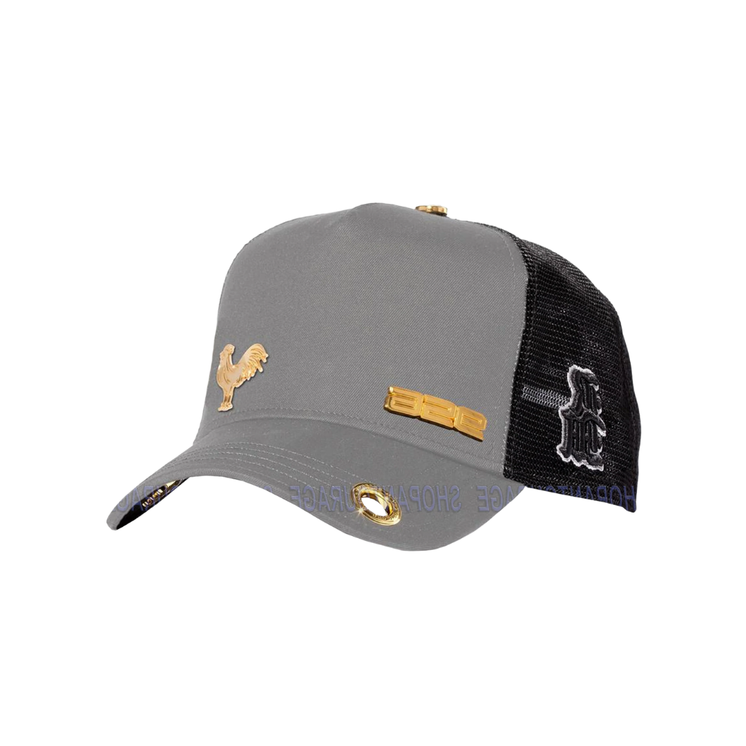 Red Monkey Men's Rooster Grey Cap