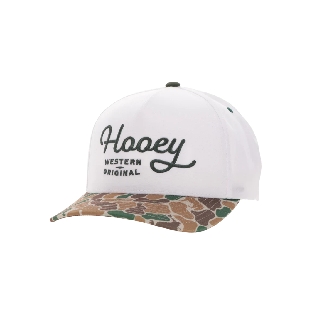 Hooey Men's OG Snapback White Cap