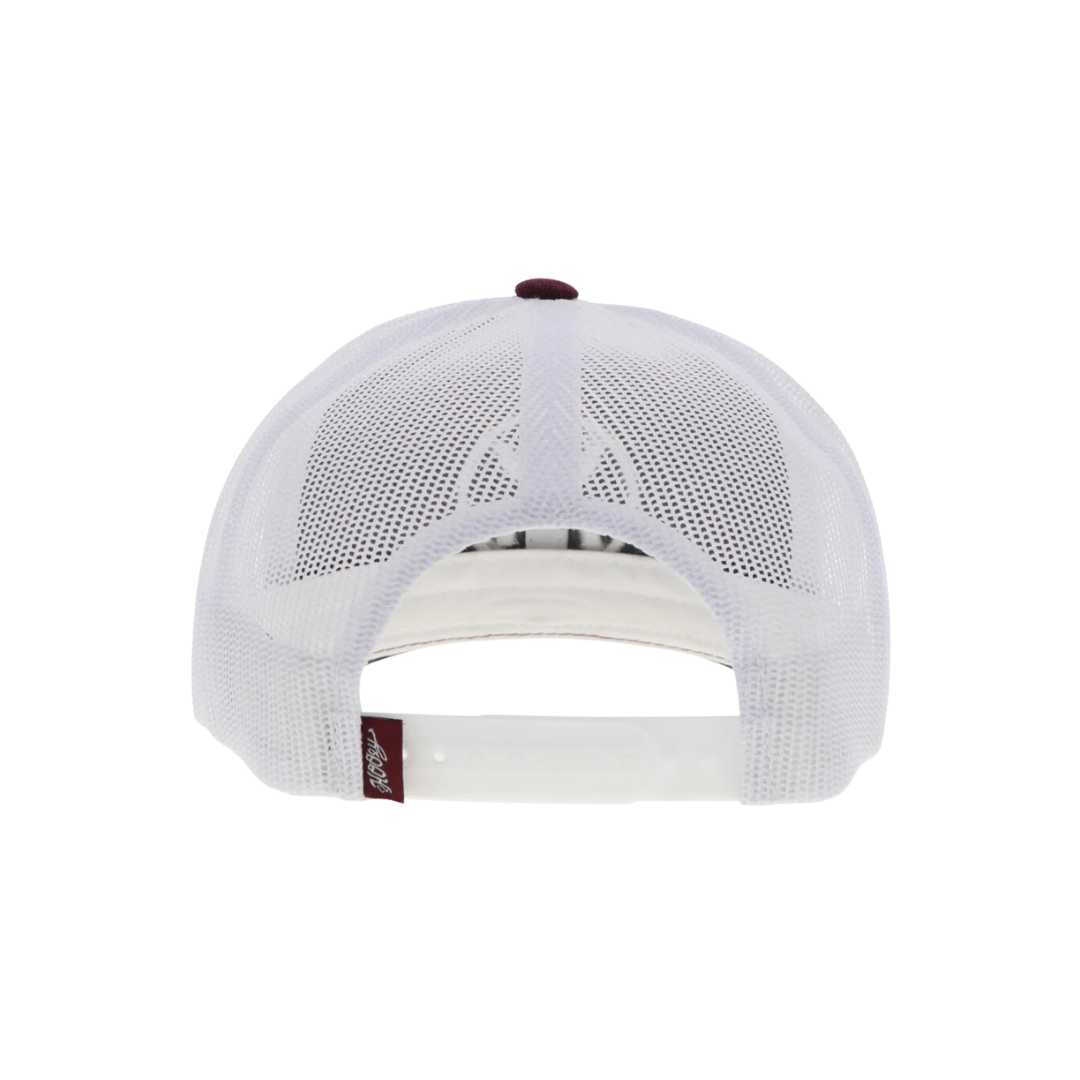 Hooey "O-Classic" 6-Panel Maroon & White Snapback Hat