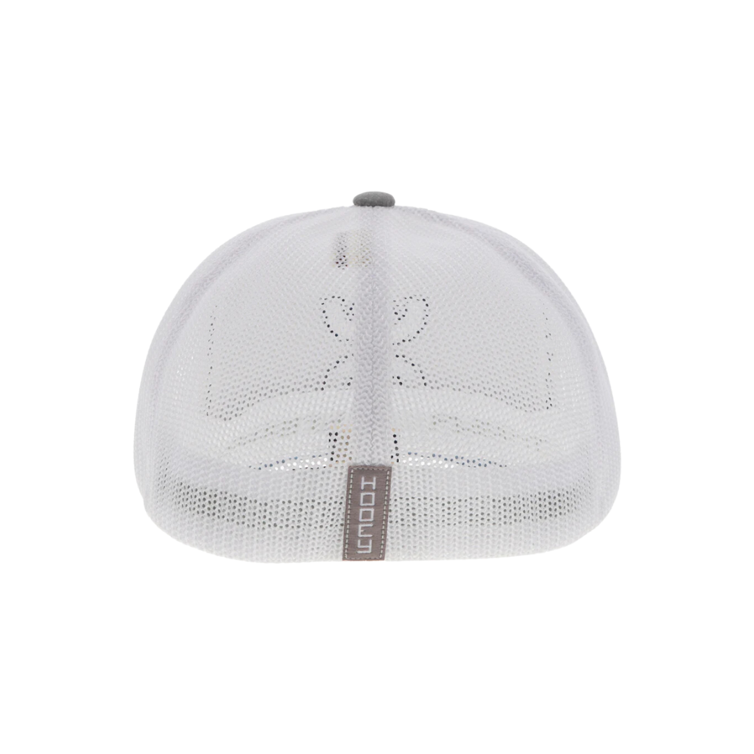 Hooey Men's Coach FlexFit Grey White Cap