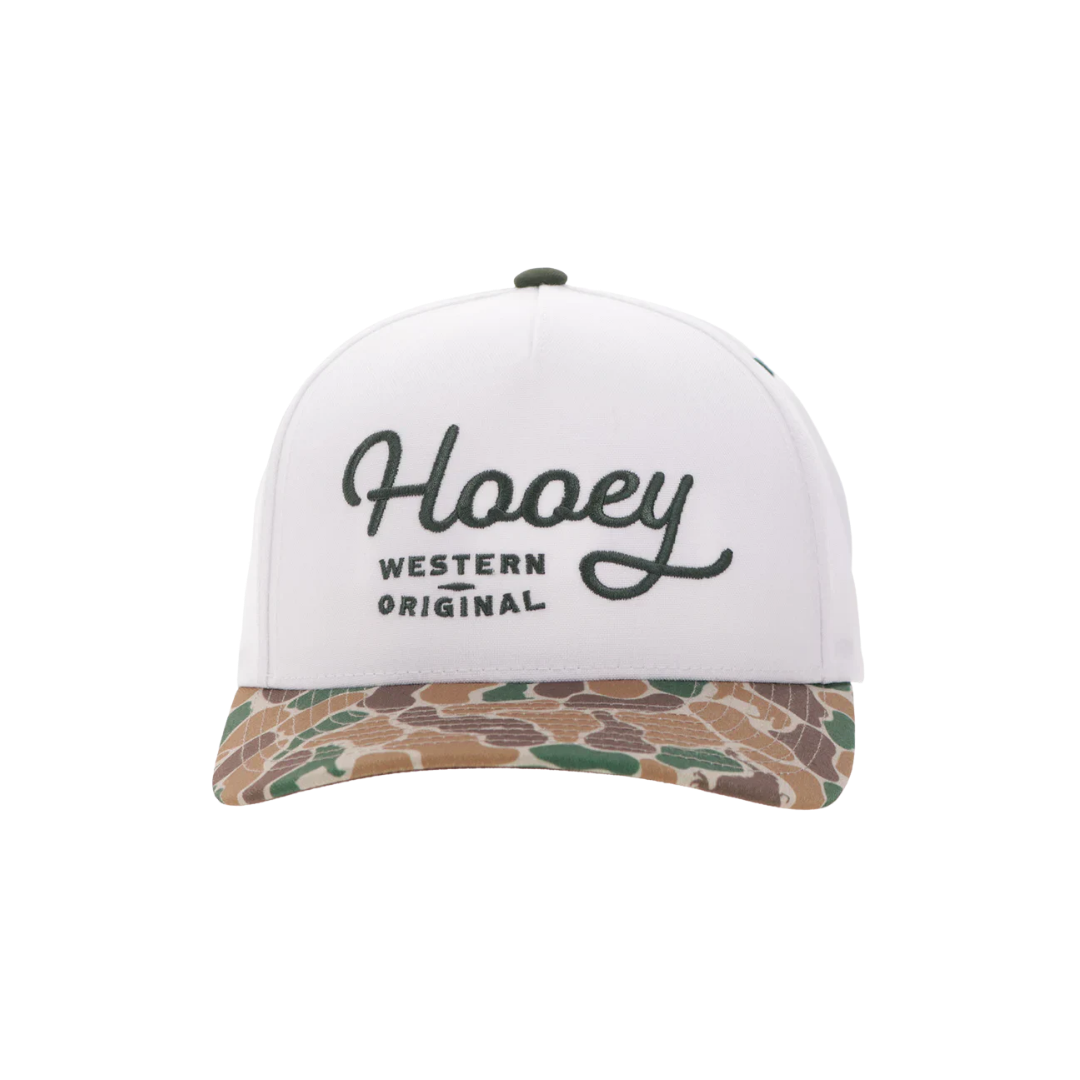 Hooey Men's OG Snapback White Cap