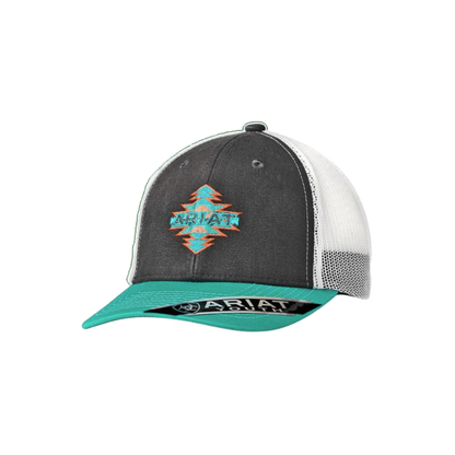 Ariat Youth Unisex Aztec Mesh Grey Cap