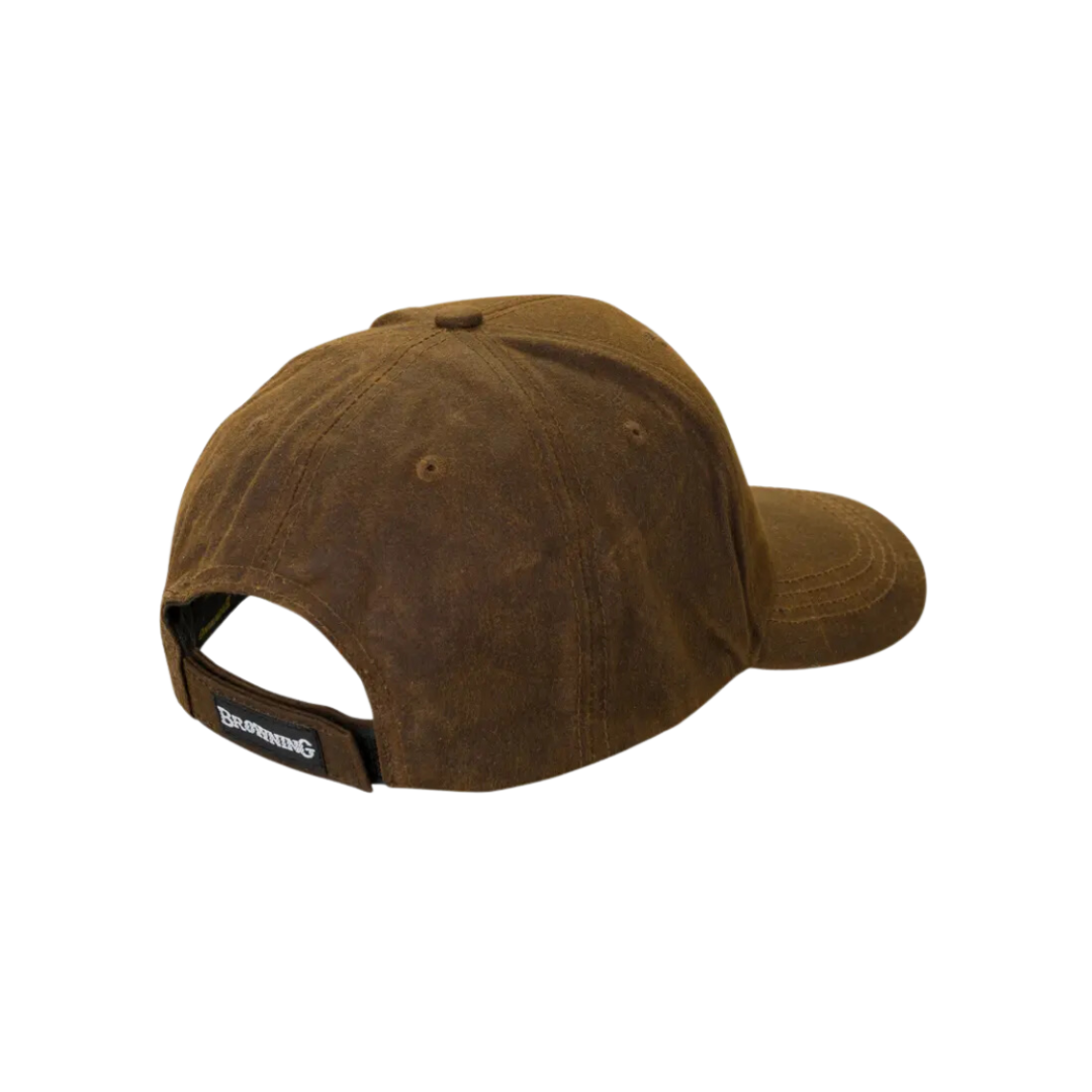 Browning Men's Dura Wax Embroidered Classic Brown Cap