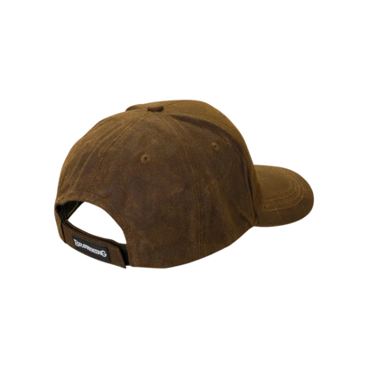 Browning Men's Dura Wax Embroidered Classic Brown Cap