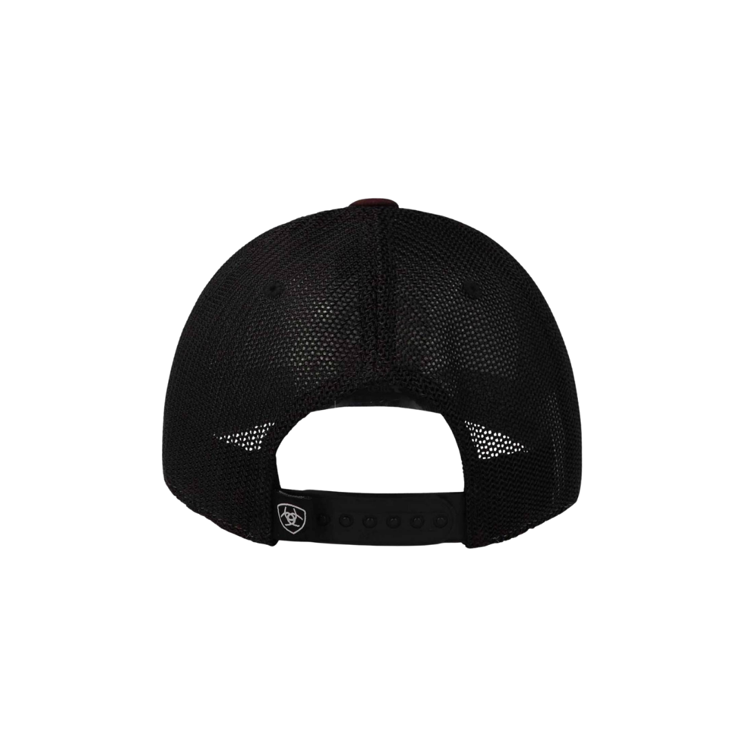 Ariat Men's Flex Fit Patch Red Cap