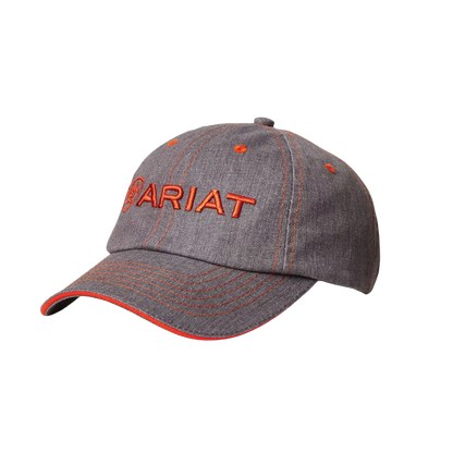 Ariat Heather Grey &amp; Red Cap