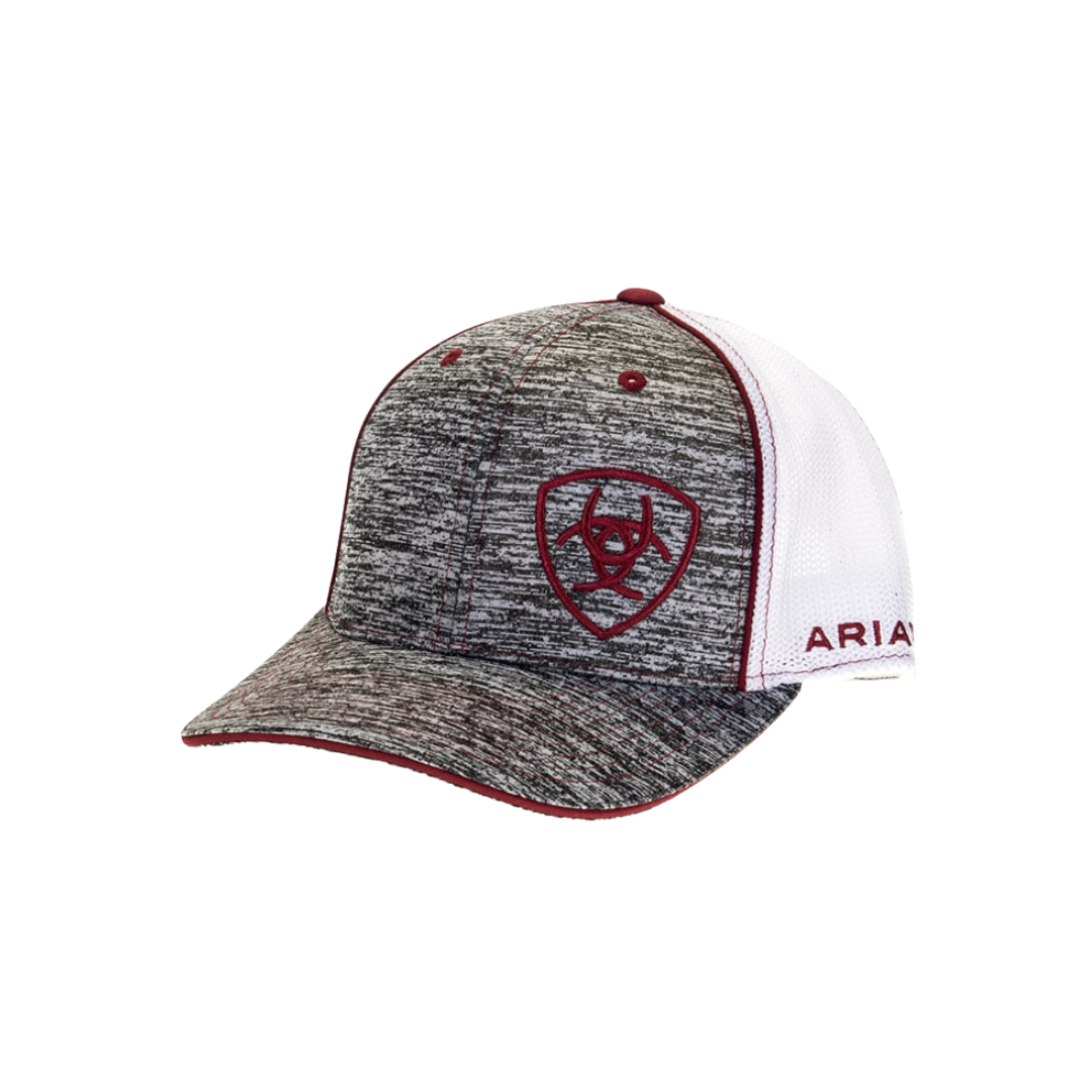 Ariat Men's Flex Fit Mesh Grey Cap