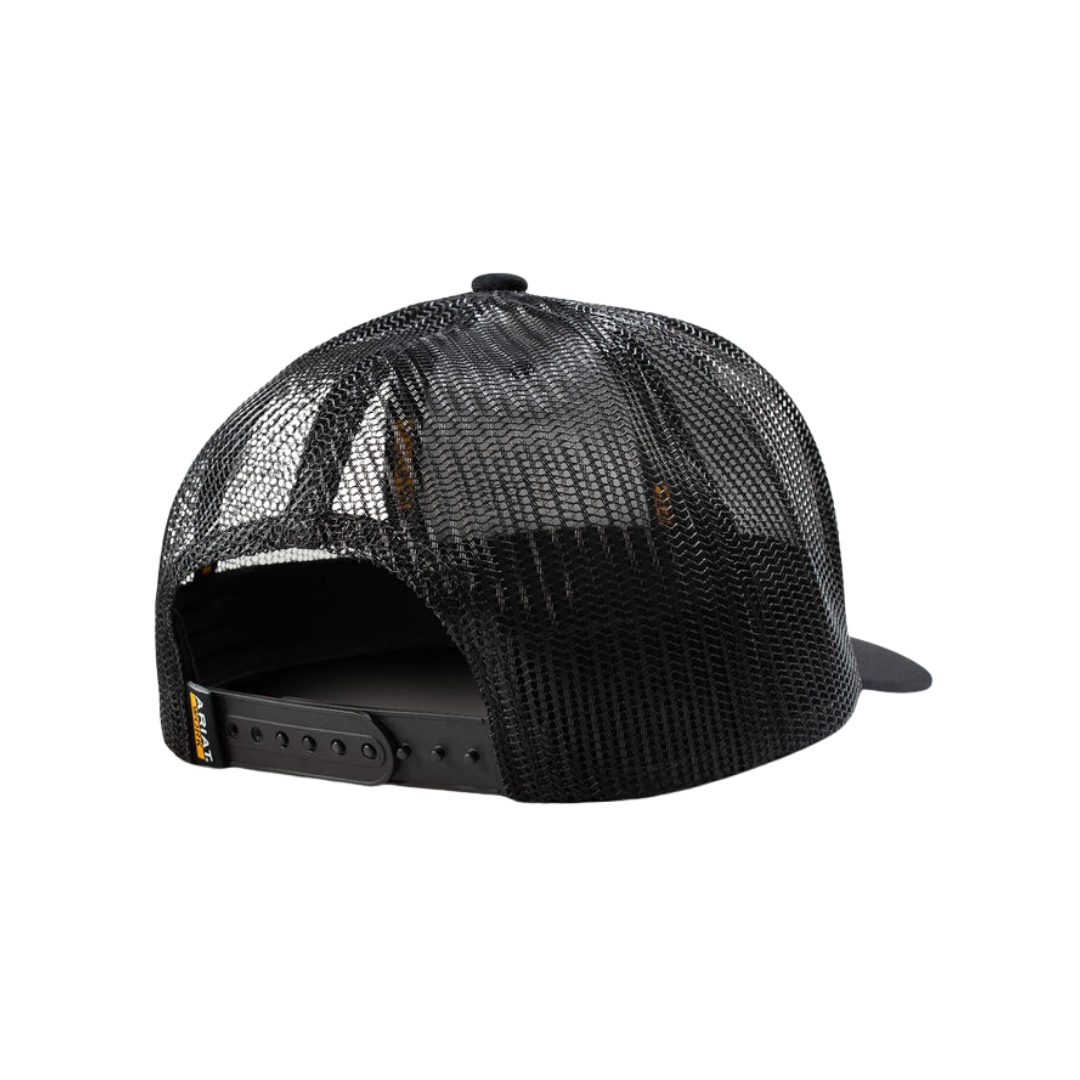 Ariat Men's Work Hard Live Free Snapback Black Cap