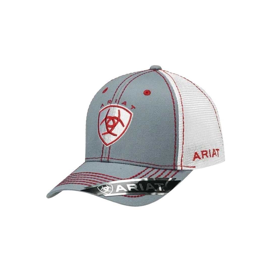 Ariat Men's Casual Mesh Grey Cap