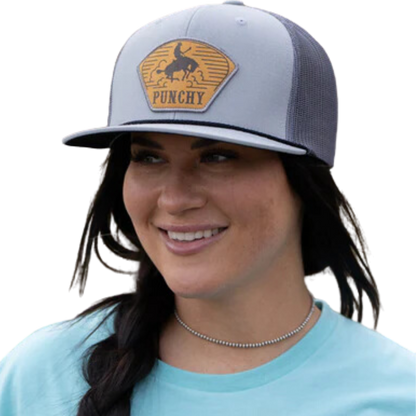 Hooey Unisex Cavvy Punchy Grey Cap