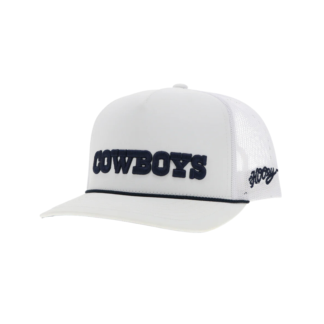 Hooey Men's Dallas Cowboys White Cap