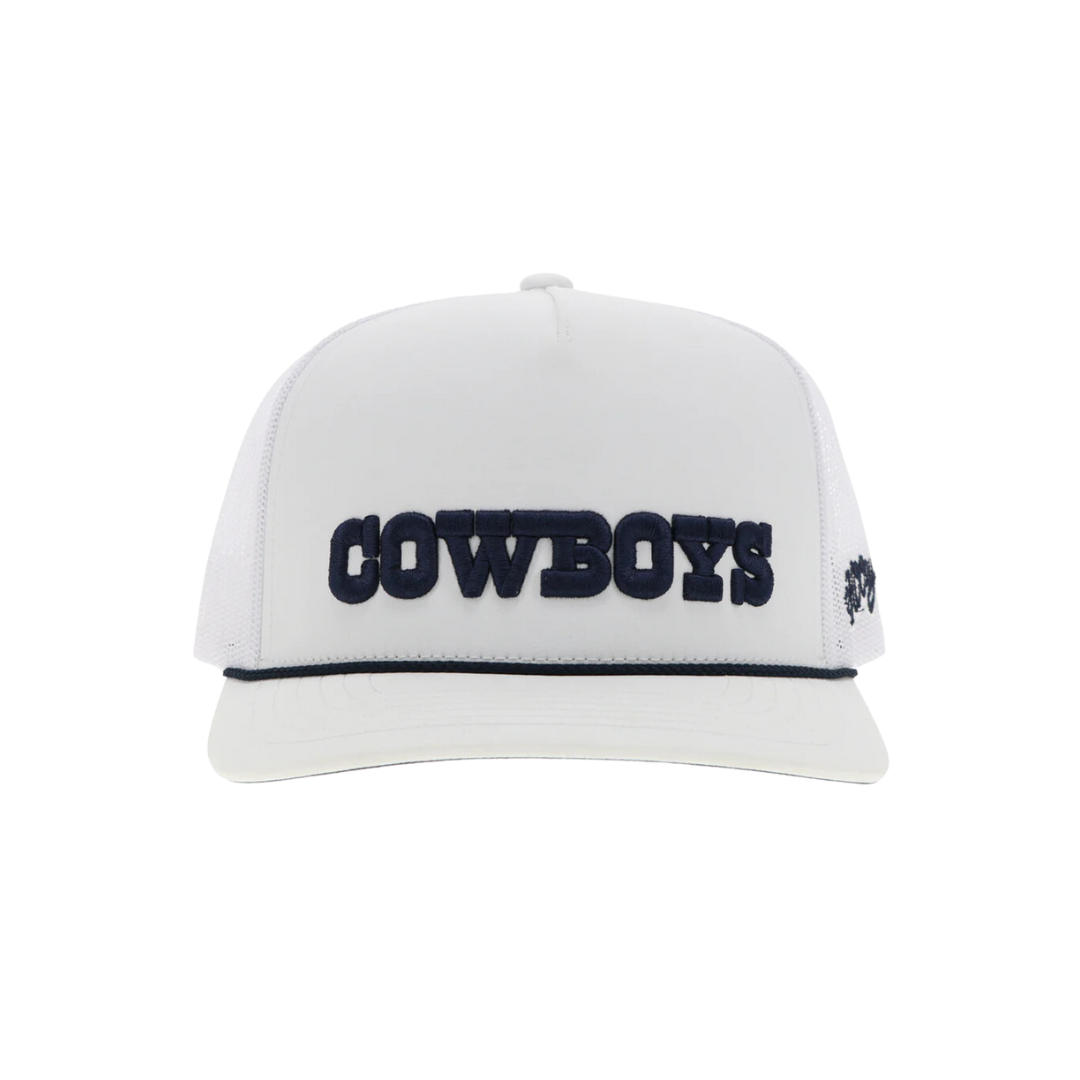 Hooey Men's Dallas Cowboys White Cap