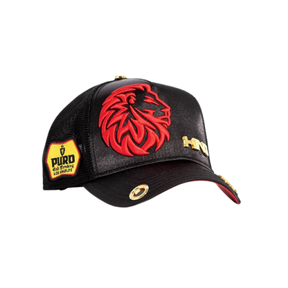 Red Monkey Unisex King Of The Ring Mesh Black Cap