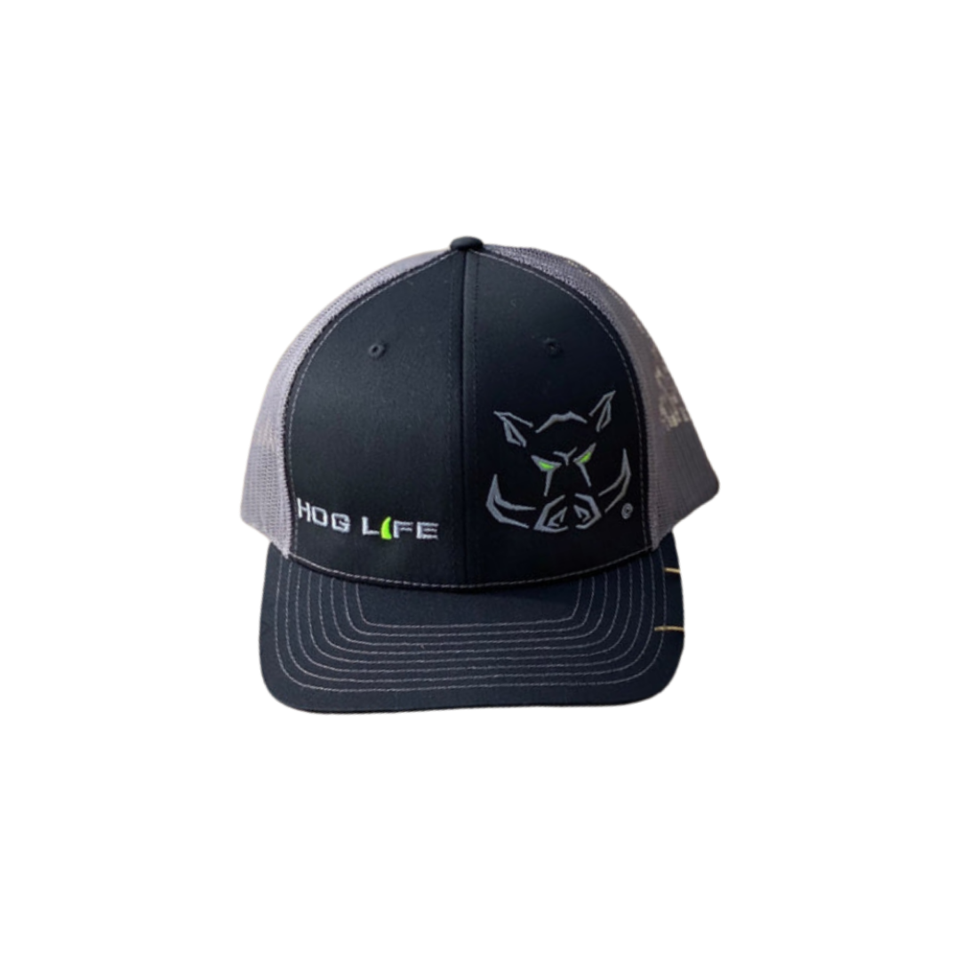 Hog Life Men's Stitched Grey Cap