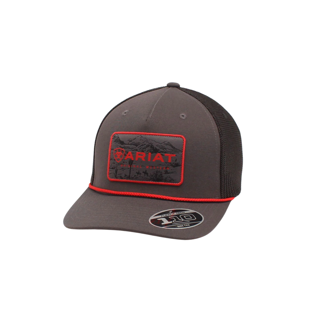 Ariat Men's Charcoal & Red Mountain Grey Cap