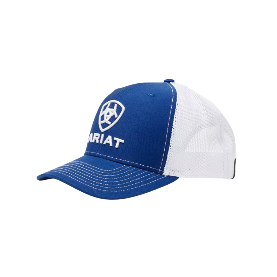 Ariat Men's Logo Mesh Blue Cap