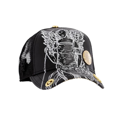 Red Monkey St Raphael Archangel  Mesh Trucker Cap