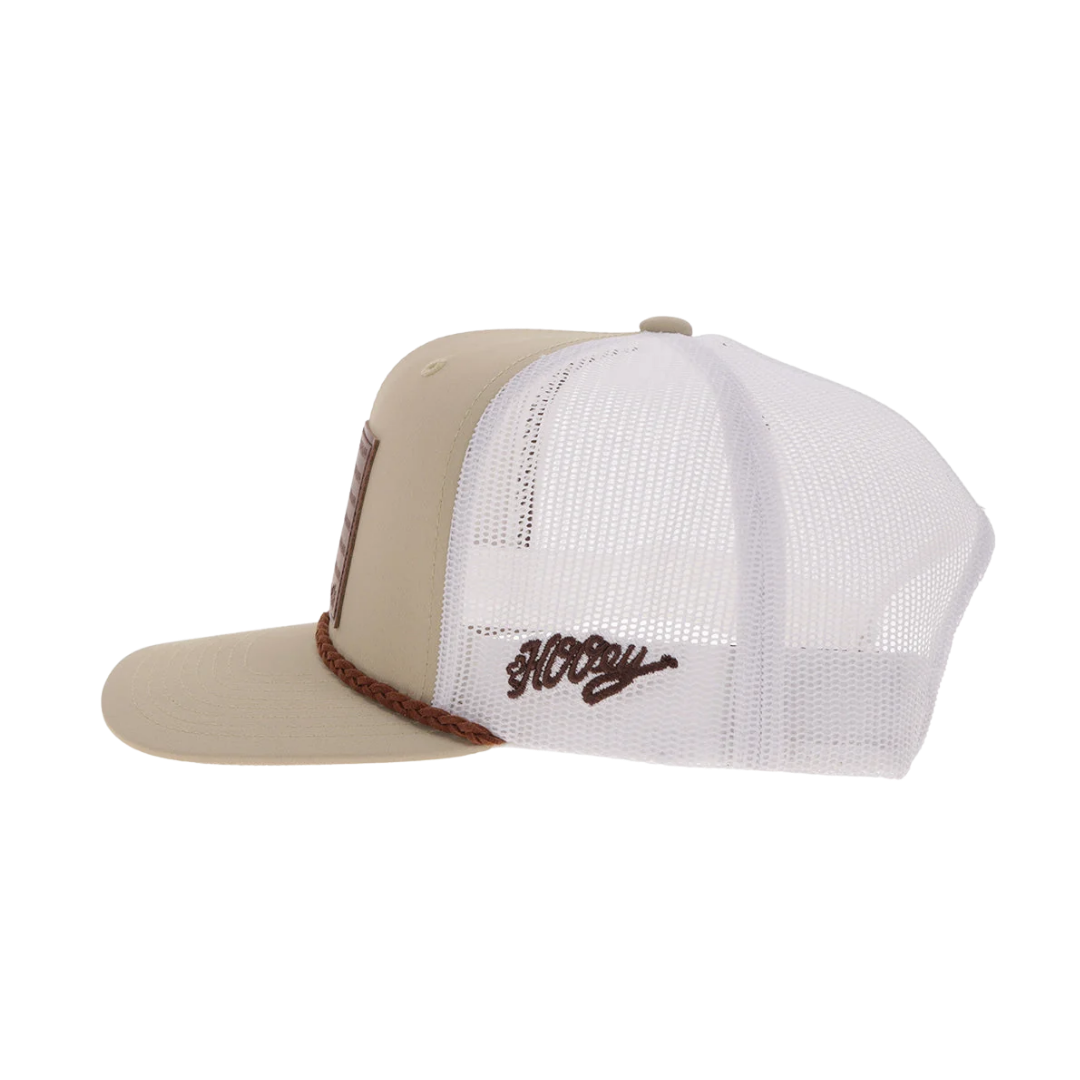 Hooey Men's Tan Liberty Flag Trucker Cap
