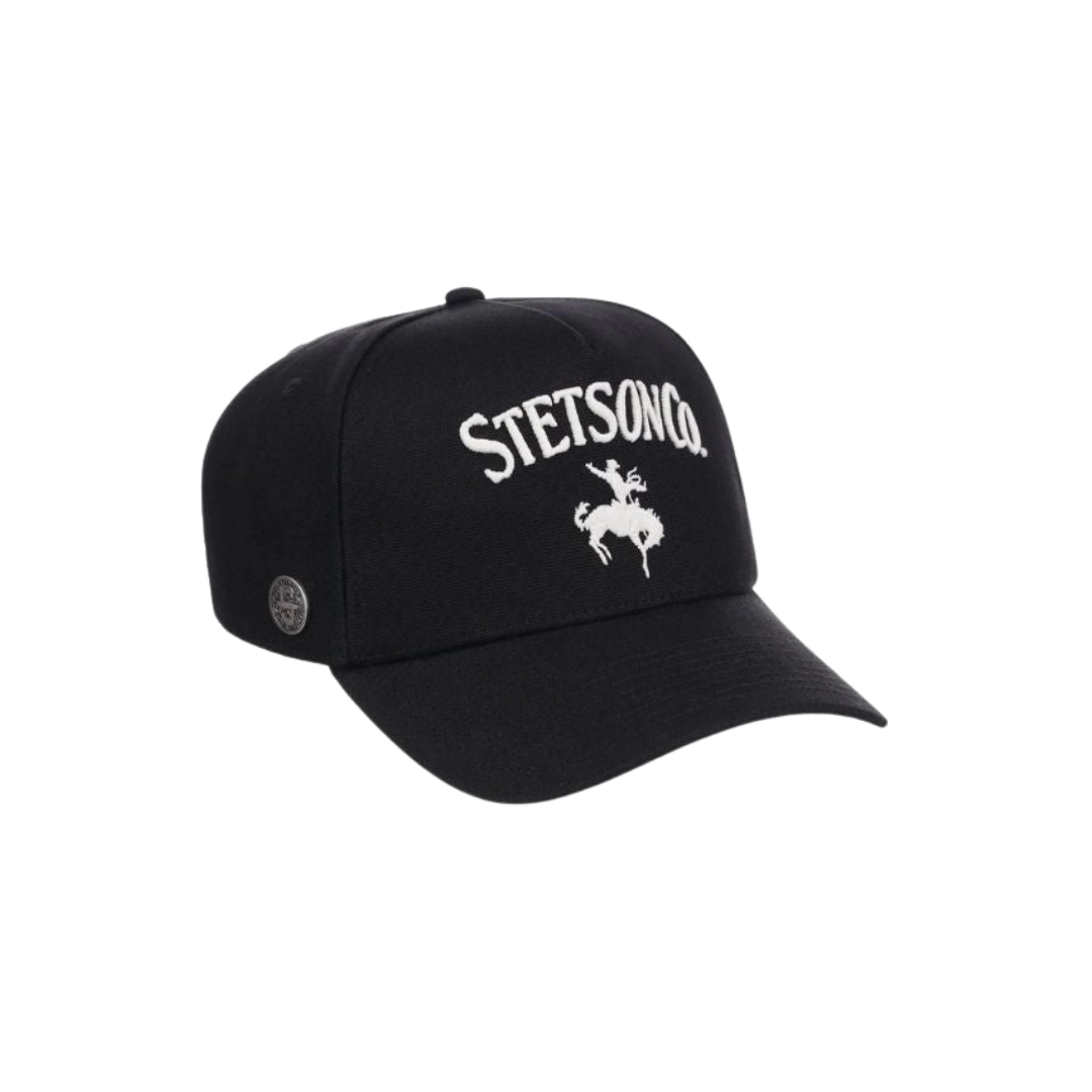 Stetson Men's "Stetson Co." Baseball Black Cap