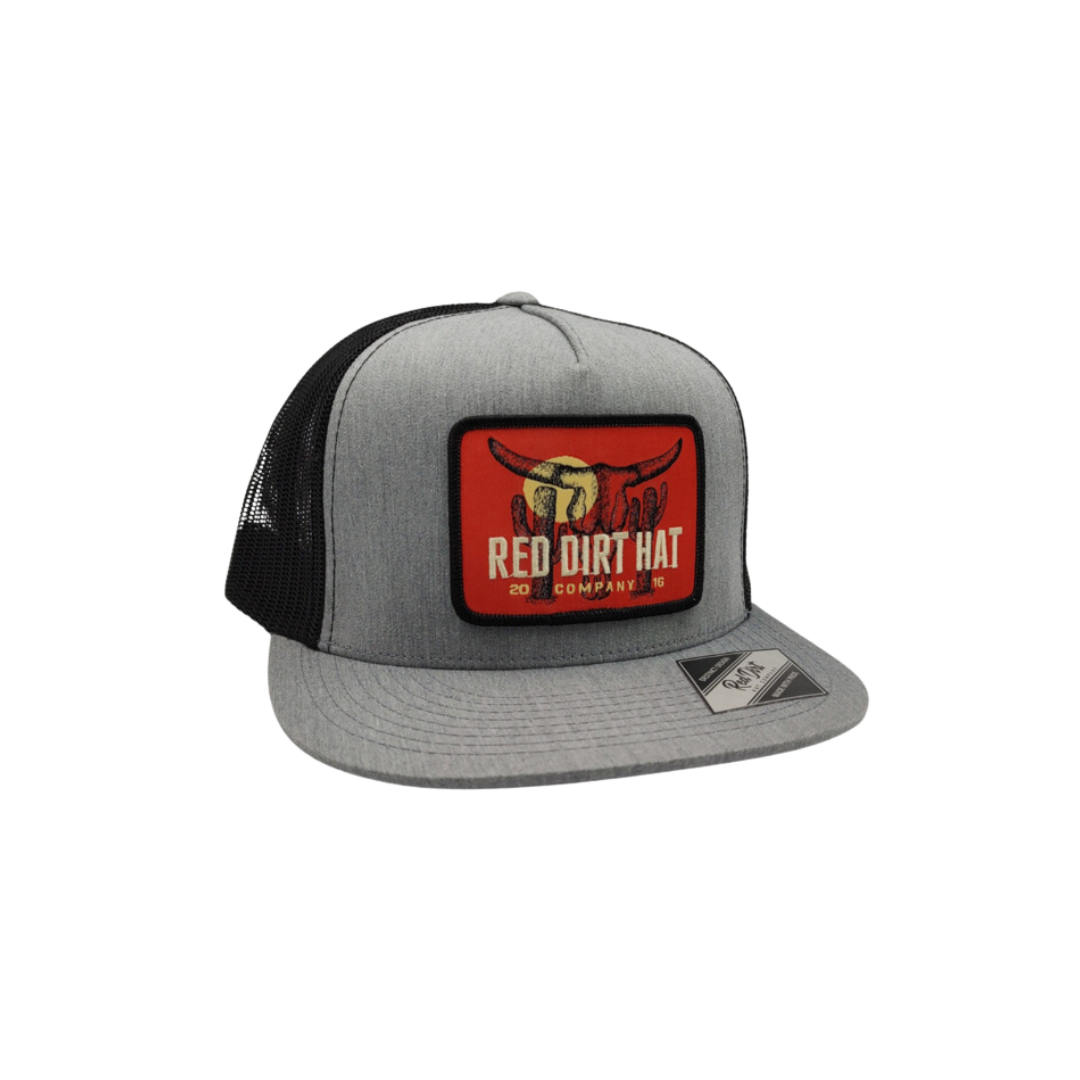 Red Dirt Hat Men's Mesh Boone Heather Grey Cap